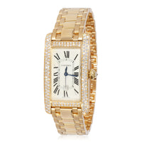 Cartier Tank Americaine 2483 Unisex Watch in 18kt Yellow Gold