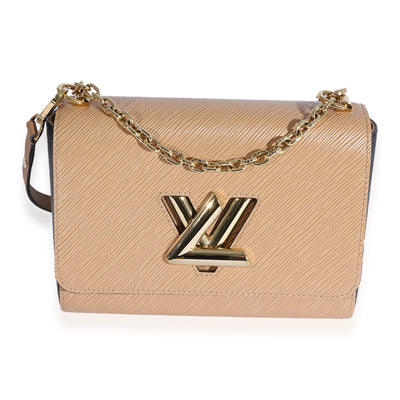 Louis Vuitton Camel & Black Epi Leather Twist MM