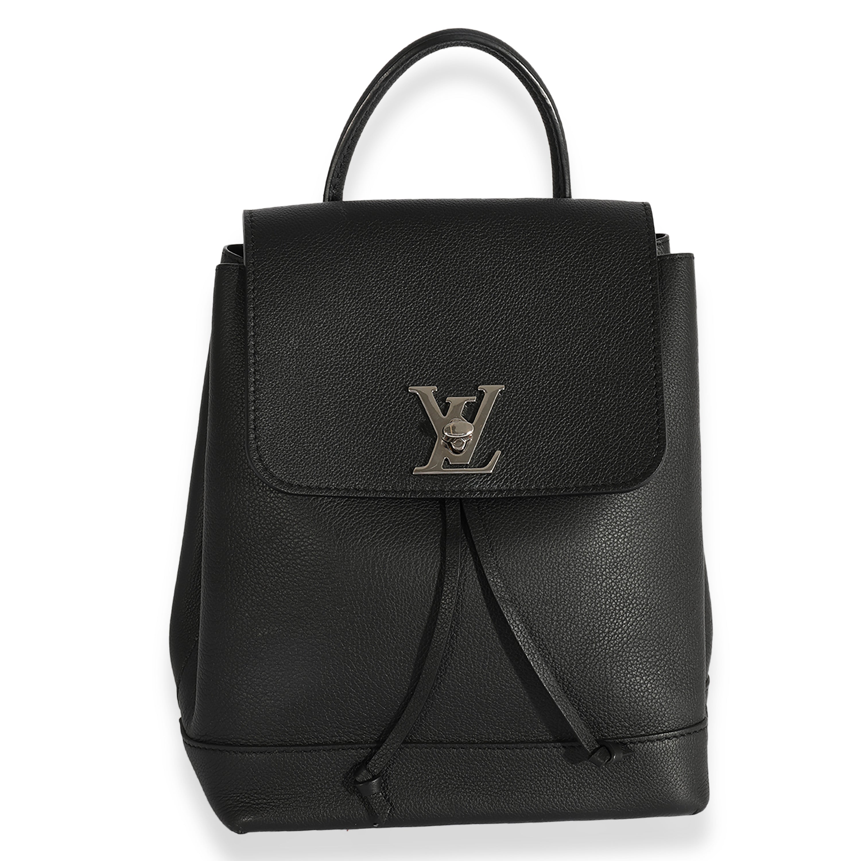 Louis Vuitton Black Calfskin Lockme Backpack | myGemma