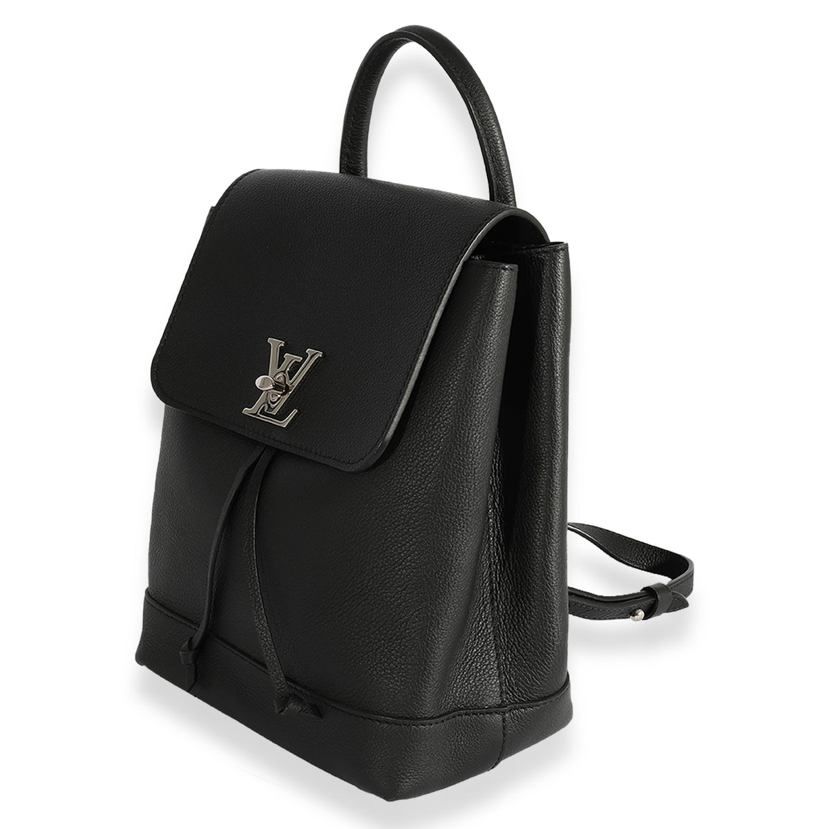 Louis Vuitton Calfskin Lockme Backpack Black 551199