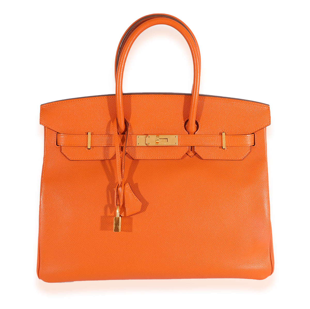 Hermès Orange Epsom Birkin 35 GHW
