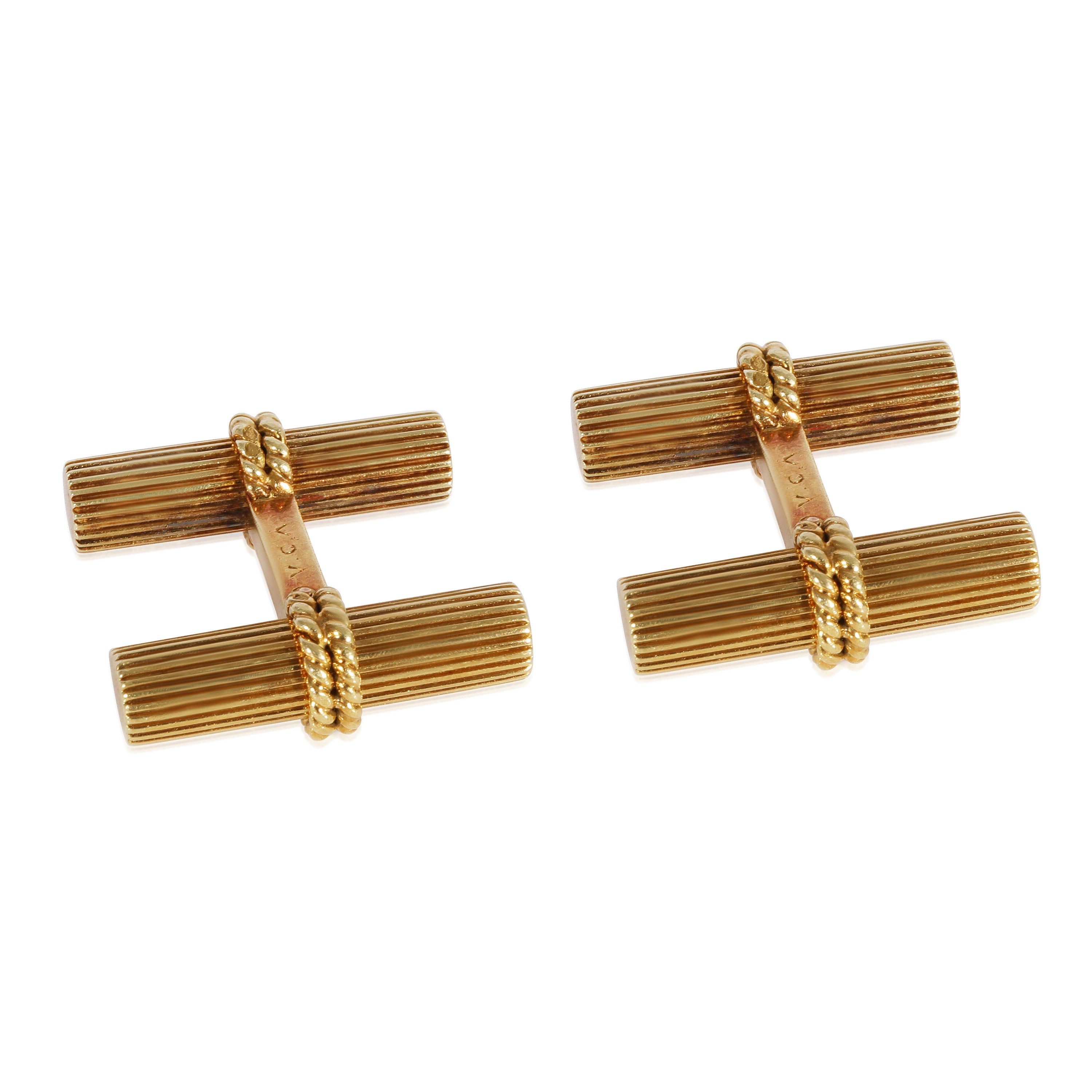 Pre-owned Louis Vuitton Gold Plated Cufflinks