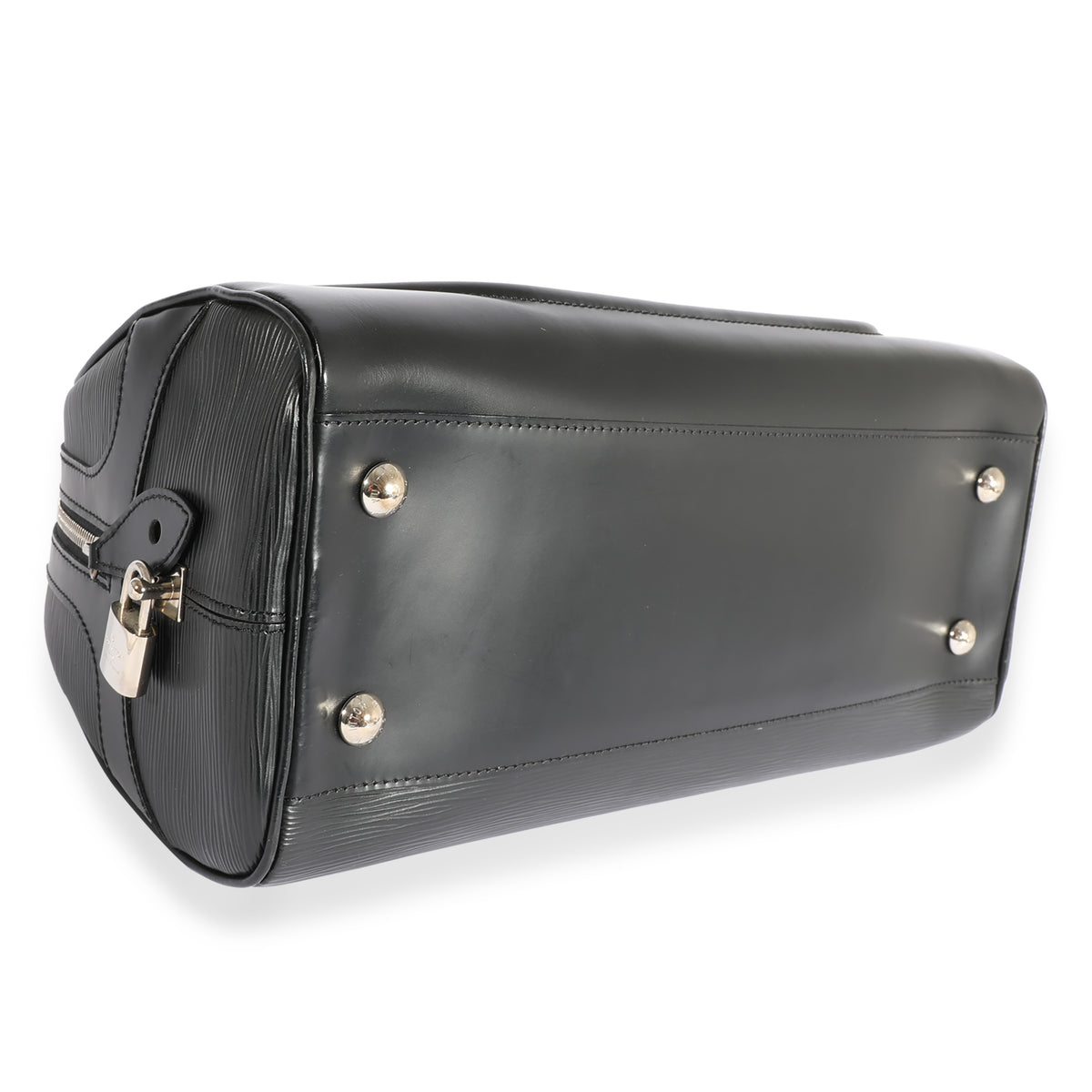 Louis Vuitton Black Epi Leather Bowling Montaigne GM Satchel Bag