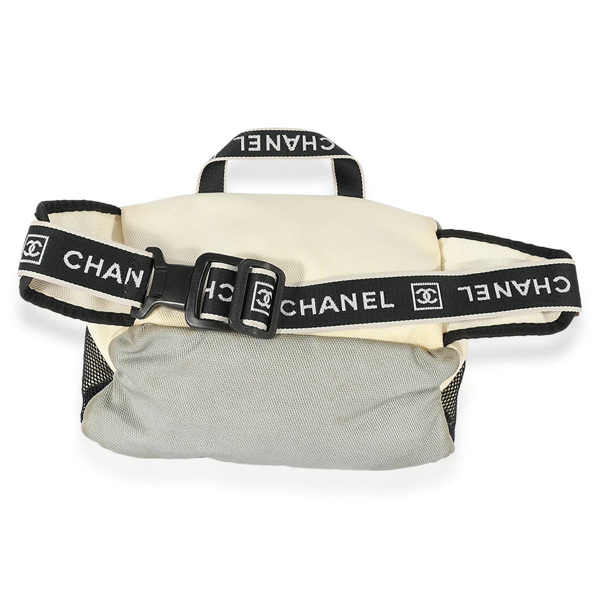 Chanel Grey Sports Line CC Waist Bag Belt Pouch Fanny Pack 240171