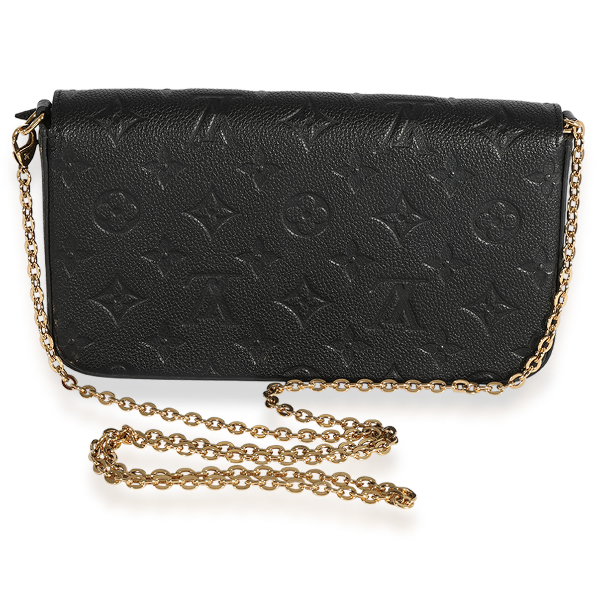 Louis Vuitton Black Monogram Empreinte Félicie Pochette