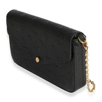 Louis Vuitton Black Monogram Empreinte Félicie Pochette