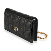 Dior Black Quilted Cannage Leather Caro Belt Pouch