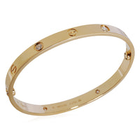 Cartier Love Diamond Bracelet in 18k Yellow Gold 0.42 CTW