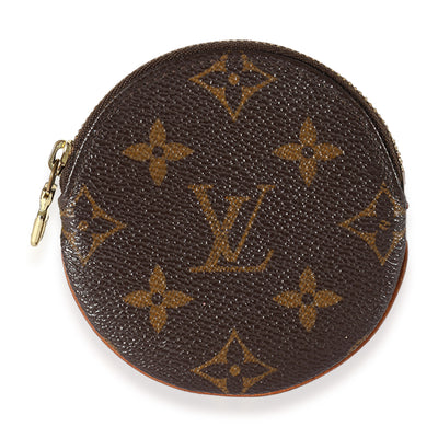 Louis Vuitton Monogram Canvas Porte Monnaie Round