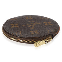 Louis Vuitton Monogram Canvas Porte Monnaie Round