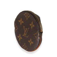 Louis Vuitton Monogram Canvas Porte Monnaie Round