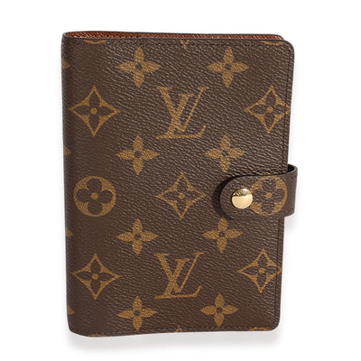 Louis Vuitton Monogram Canvas Small Ring Agenda Cover