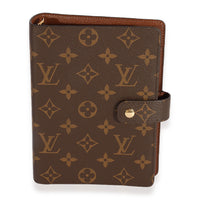 Louis Vuitton Monogram Canvas Medium Ring Agenda Cover