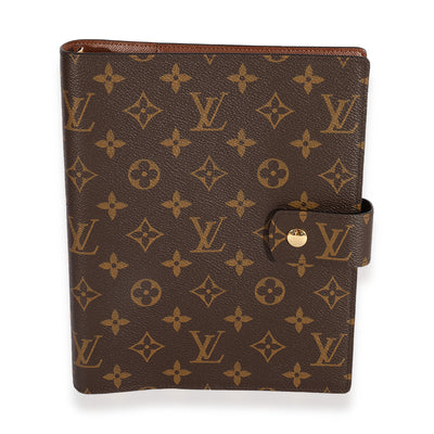 Louis Vuitton Monogram Canvas Large Ring Agenda Cover