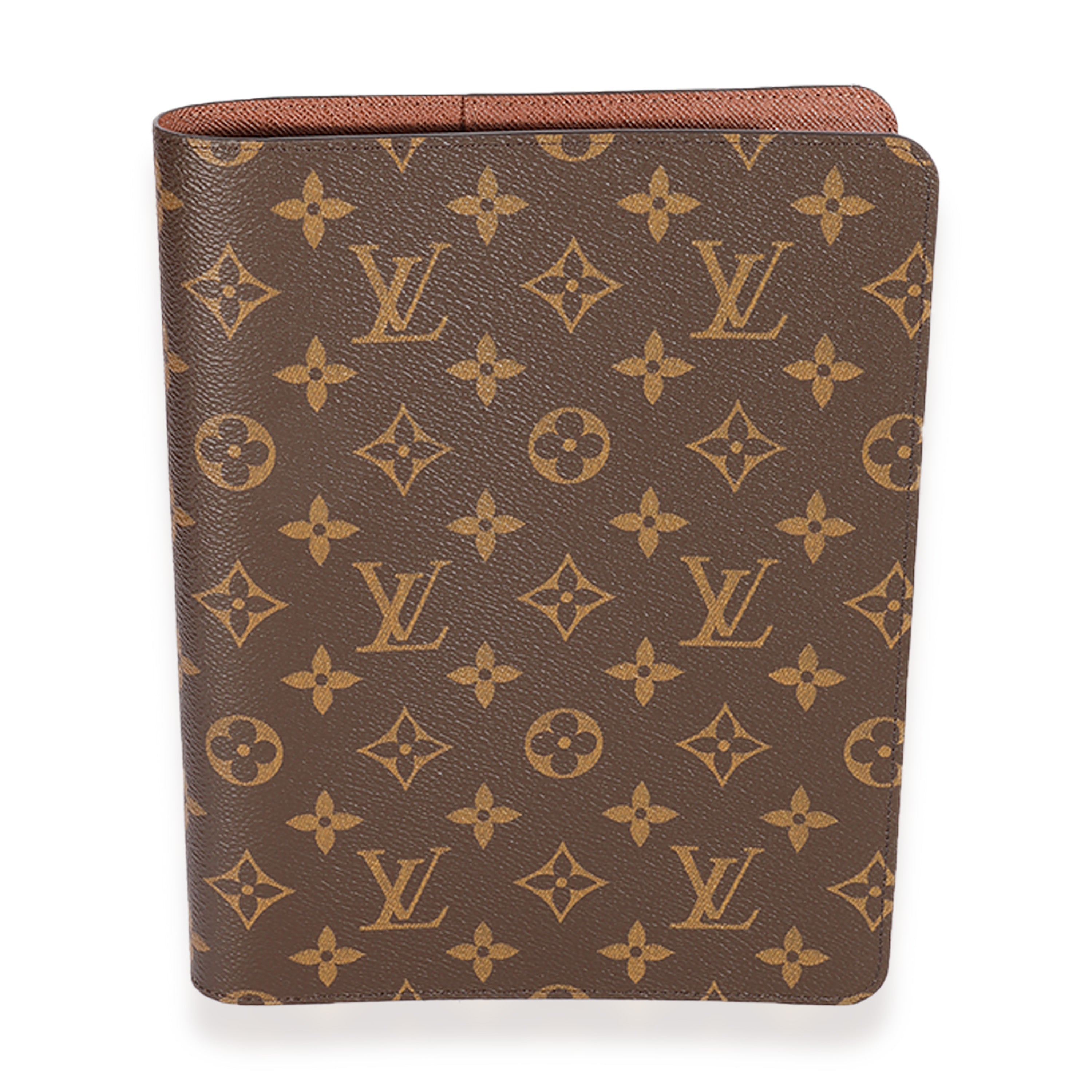 Authentic Louis Vuitton LV Monogram Desk Agenda Cover 