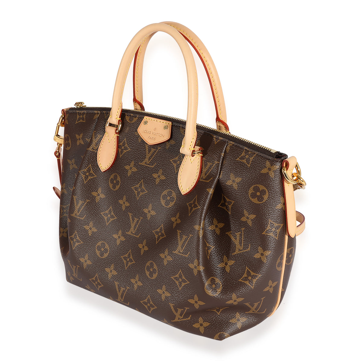 LOUIS VUITTON Turenne PM Monogram Canvas Shoulder Bag Brown