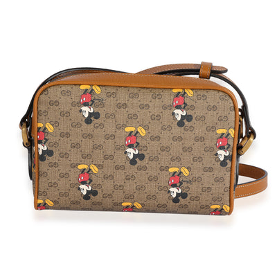 Gucci x Disney Vintage GG Supreme Mickey Mouse Shoulder Bag