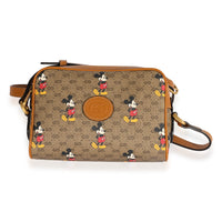 Gucci x Disney Vintage GG Supreme Mickey Mouse Shoulder Bag