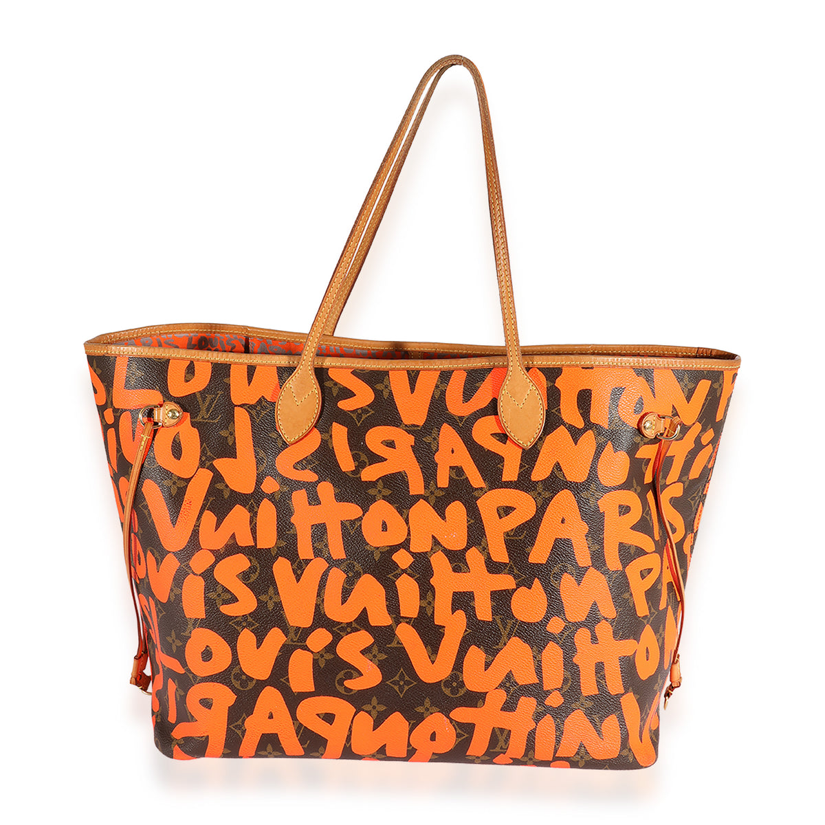 Louis Vuitton - Authenticated Neverfull Handbag - Cloth Orange for Women, Very Good Condition