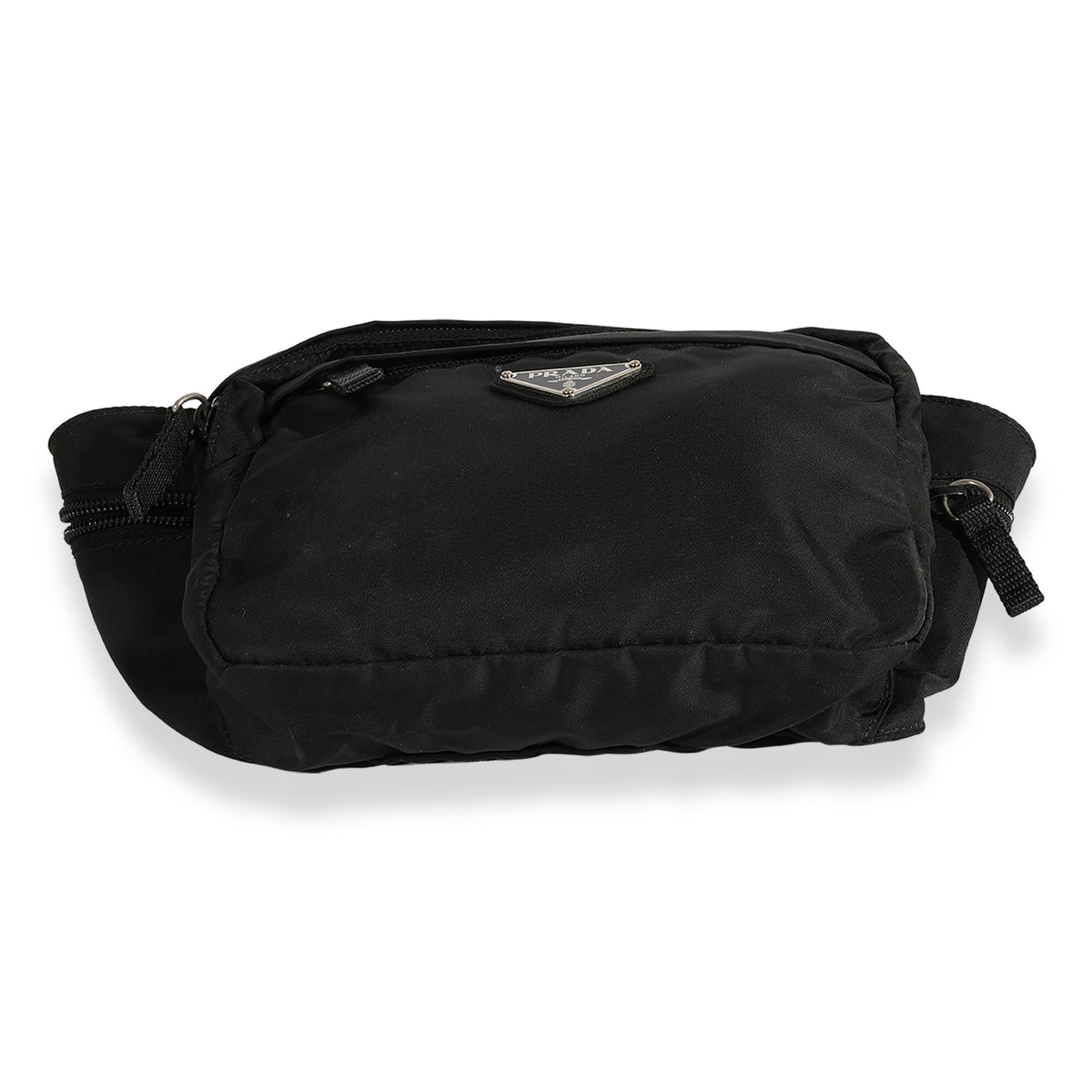 Prada Padded Nylon Belt Bag in Black