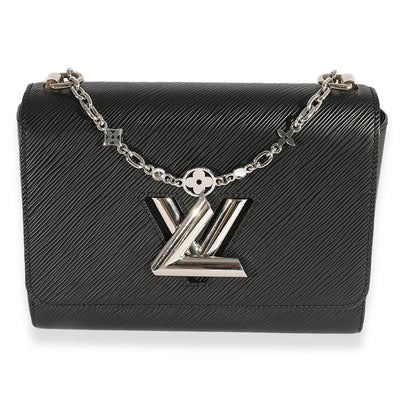 Louis Vuitton Black Epi Leather Flower Jewels Twist MM