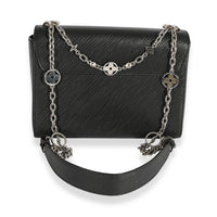 Louis Vuitton Black Epi Leather Flower Jewels Twist MM