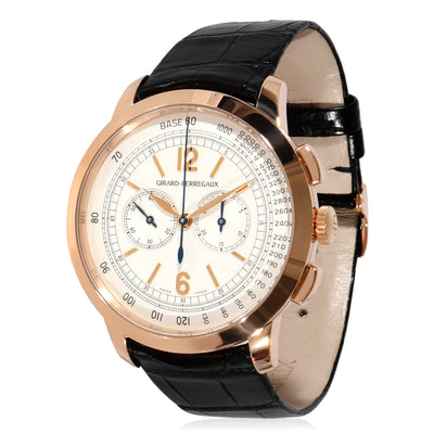 Girard Perregaux 1966 Chronograph 49539-52-151-BK6A Watch in 18k Rose Gold