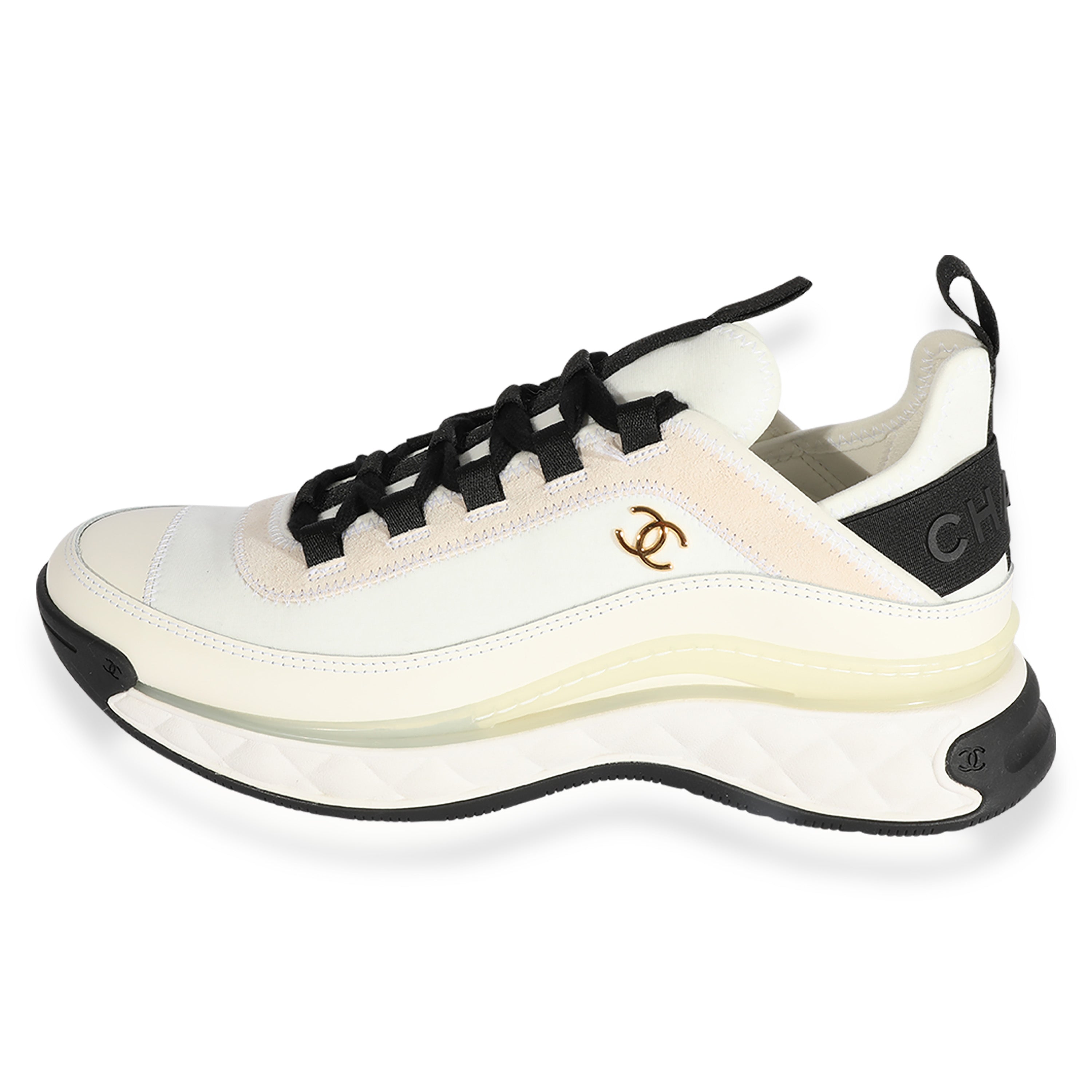 Chanel Wmns Mixed Fibers Sneaker 'Ivory