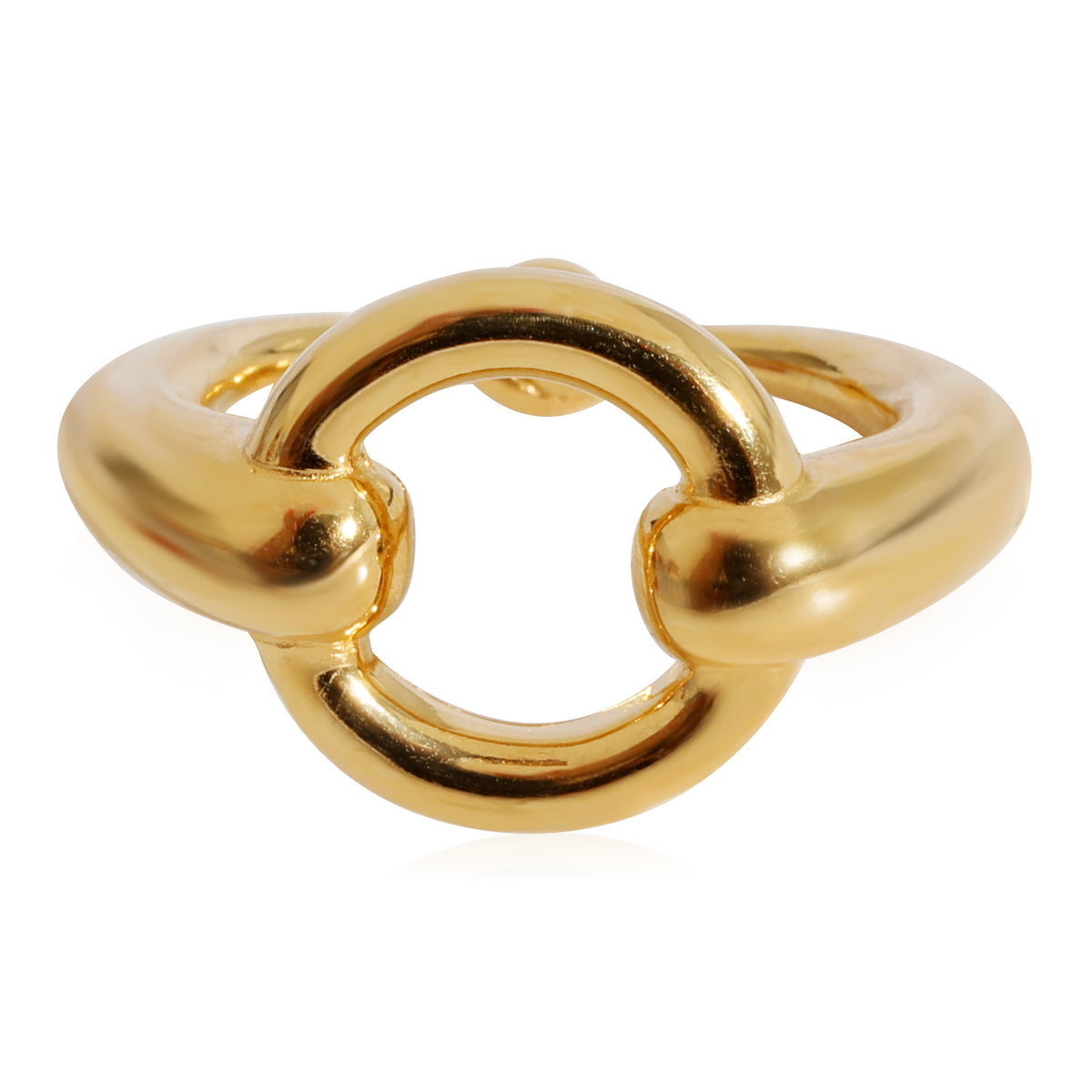 Gold Tone Hermes Scarf Ring, myGemma