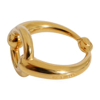 Gold Tone Hermes Scarf Ring