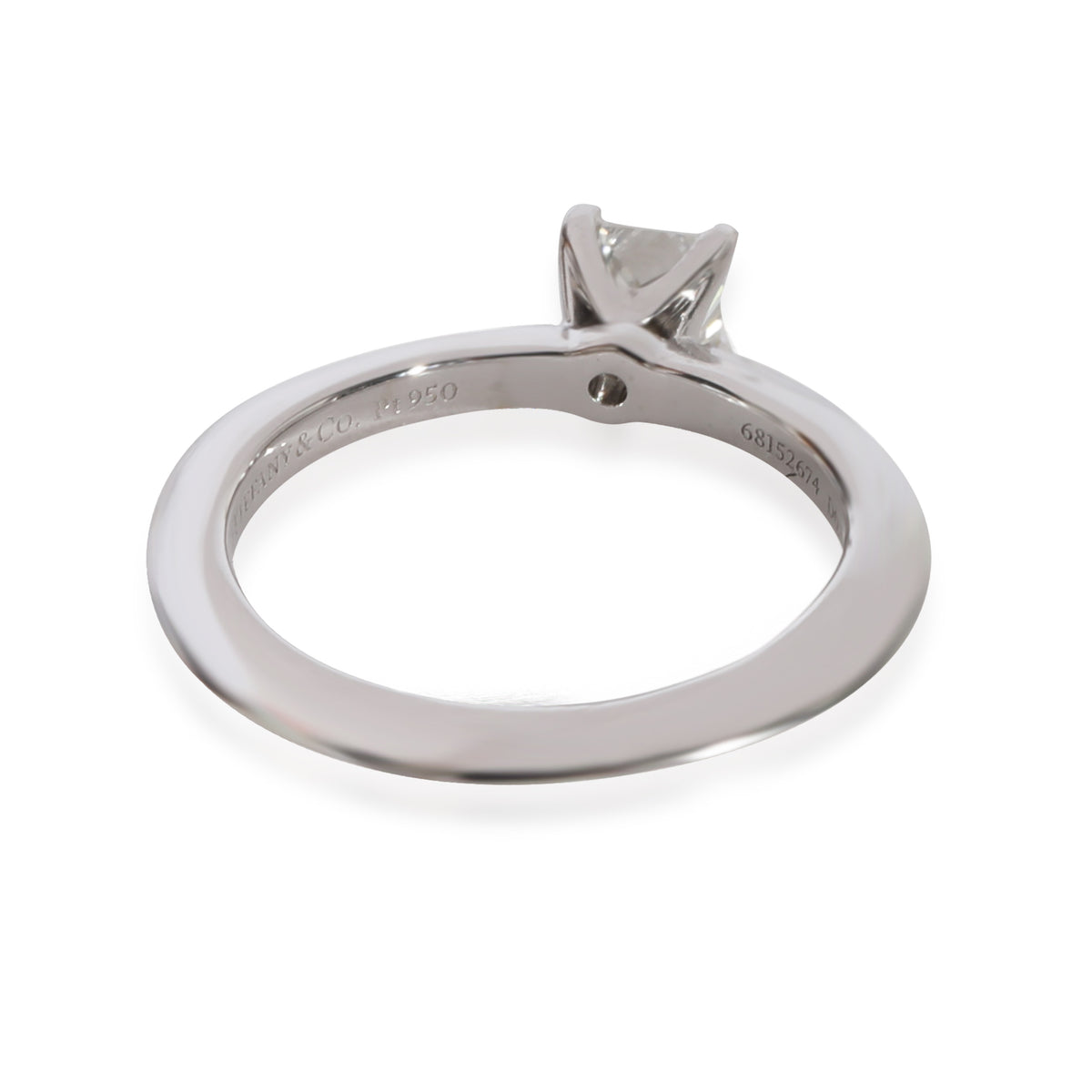 Tiffany & Co. Diamond Solitaire Ring in 950 Platinum H VVS2 0.38 CTW