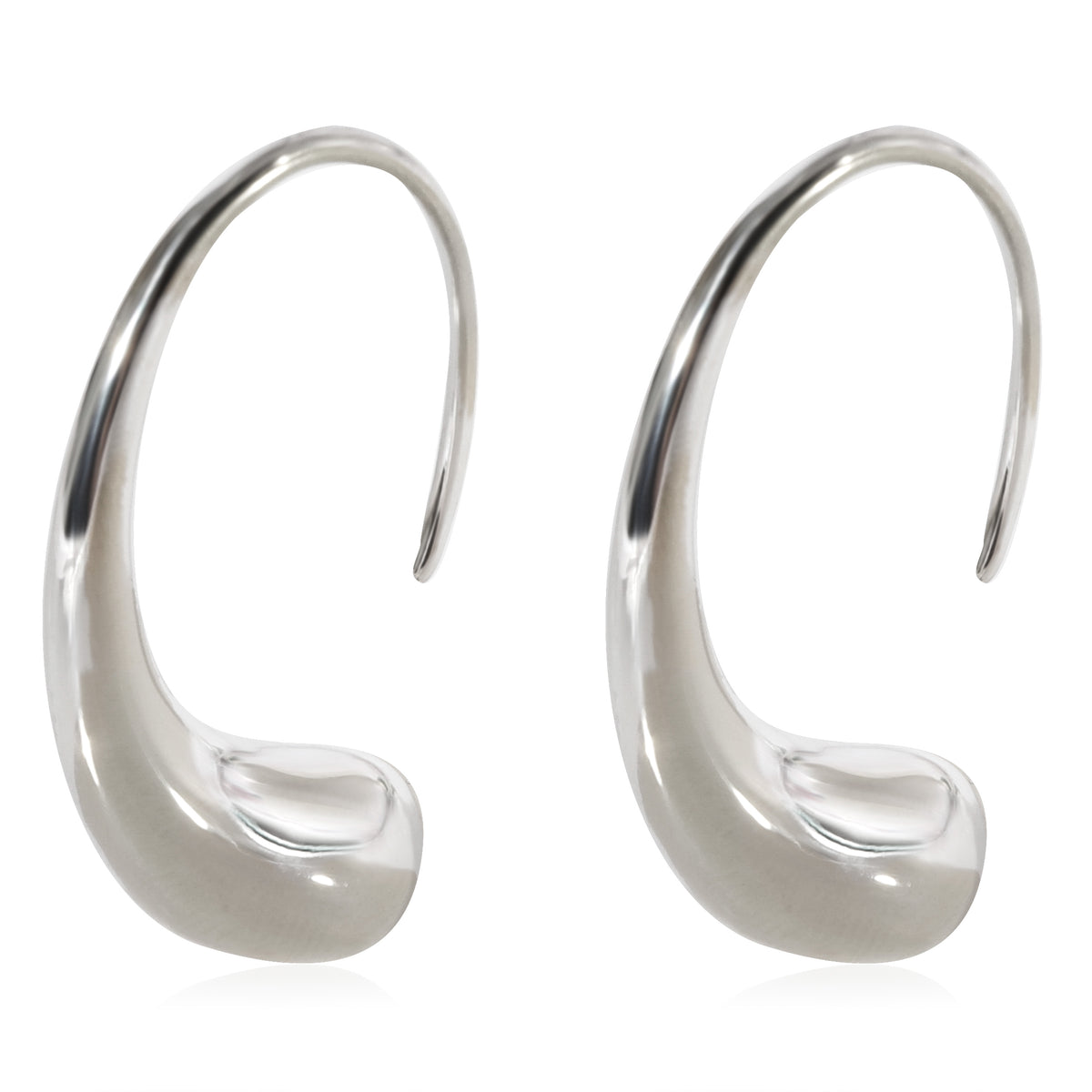 Tiffany & Co. Elsa Peretti Teardrop Earrings in Sterling Silver