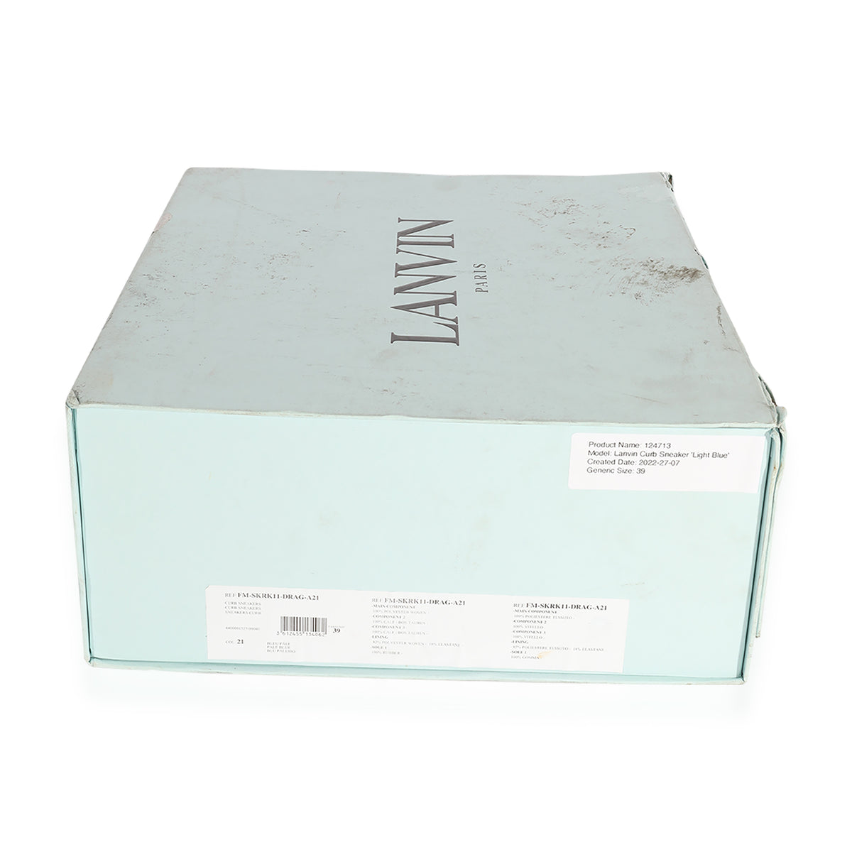 Lanvin Curb Sneaker Light Blue