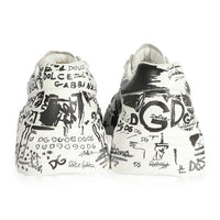 Dolce & Gabbana Hand-Painted Graffiti Calfskin Nappa Daymaster Sneakers