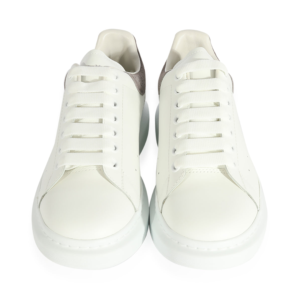 Alexander McQueen Oversized Sneaker Lead Crocodile