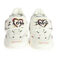 Dolce & Gabbana Calfskin Daymaster sneakers with I love D&G print