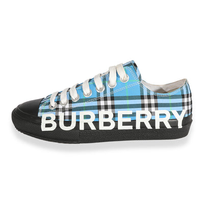 Larkhall Check Canvas Blue