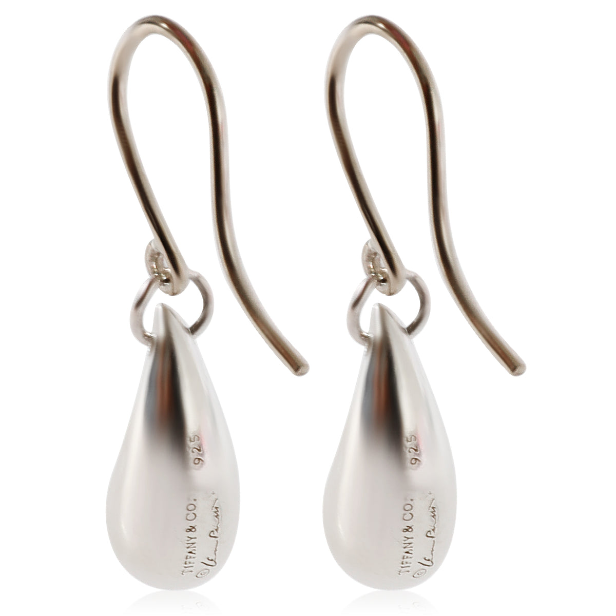 Tiffany & Co. Elsa Peretti Teardrop Earrings in Sterling Silver