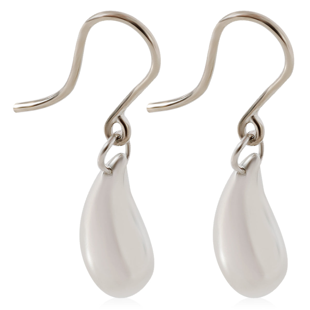 Tiffany & Co. Elsa Peretti Teardrop Earrings in Sterling Silver