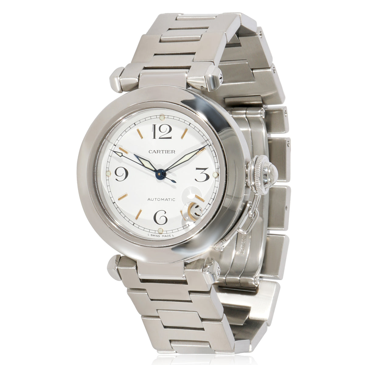 Cartier Pasha C 2324 Unisex Watch in Stainless Steel