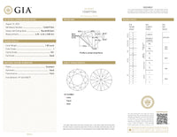 GIA Certified 1.00 Ct Round cut I VS1 Loose Diamond