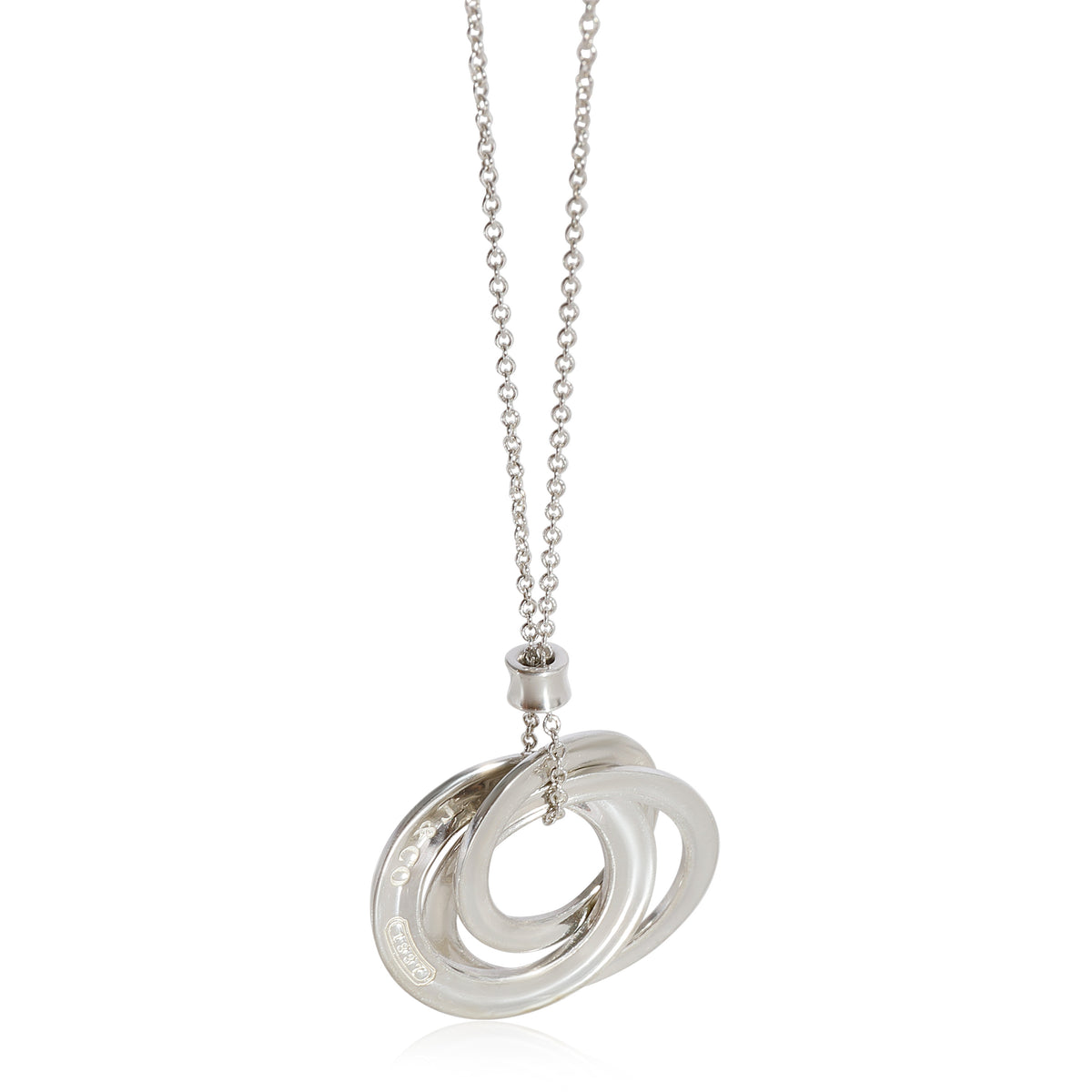 Tiffany & Co. 1837 Interlocking Circle Pendant in Sterling Silver