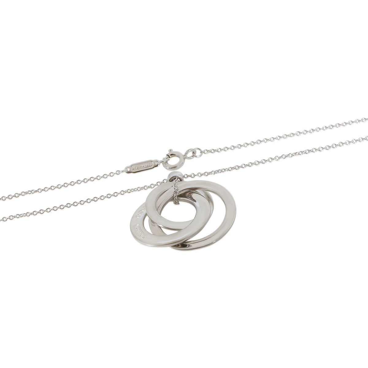 Tiffany & Co. 1837 Interlocking Circle Pendant in Sterling Silver