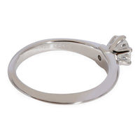 Tiffany & Co. 0.56 Diamond Solitaire Ring in Platinum D VVS2