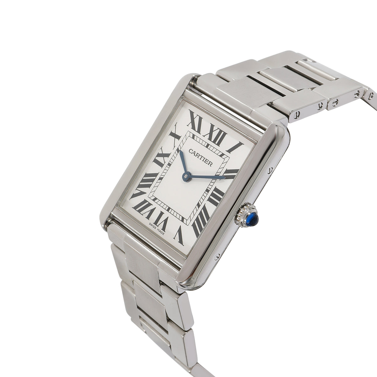 Cartier Tank Solo W5200014 Unisex Watch in  Stainless Steel