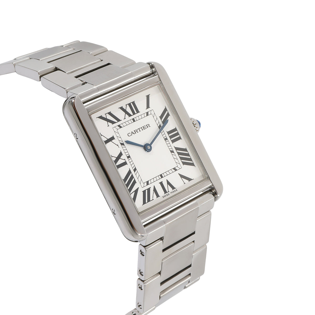 Cartier Tank Solo W5200014 Unisex Watch in  Stainless Steel