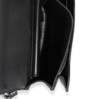 Black Prada Soft Calfskin Impunture Diagramme Cahier Crossbody Bag