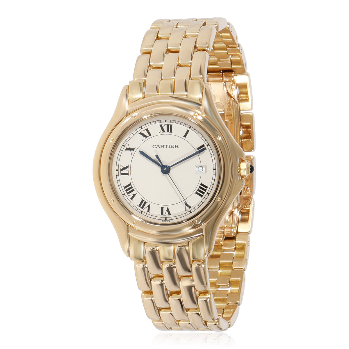 Cartier Cougar W25013B9 Womens Watch in  Yellow Gold