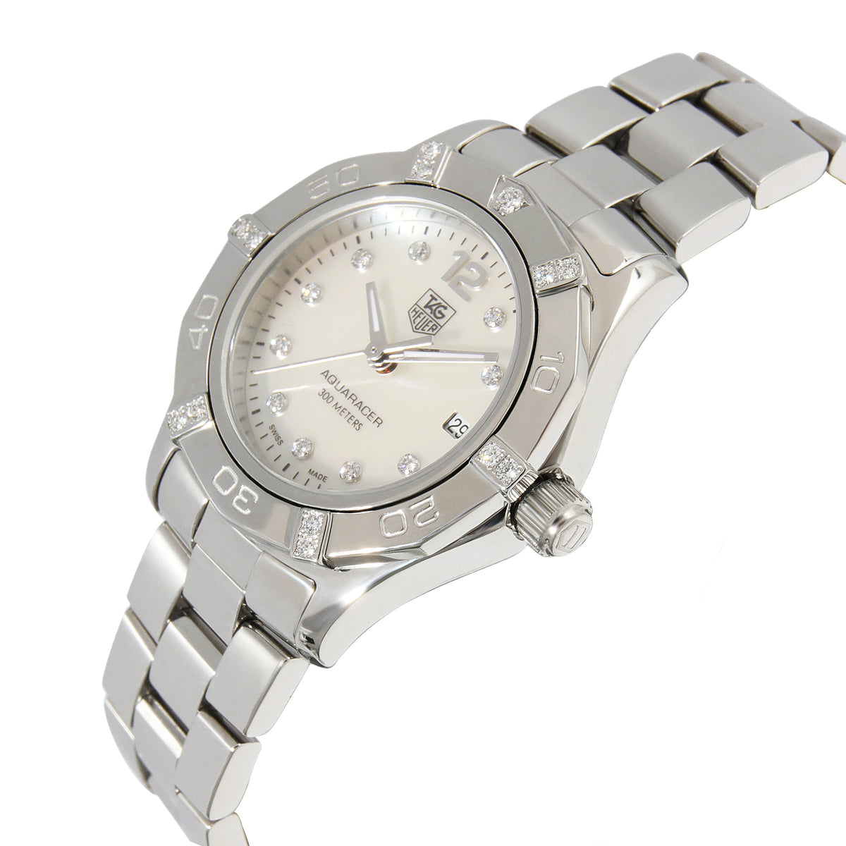 Tag Heuer Aquaracer WAF141G.BA0813 Womens Watch in  Stainless Steel