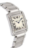 Cartier Tank Francaise W4TA0009 Unisex Watch in  Stainless Steel